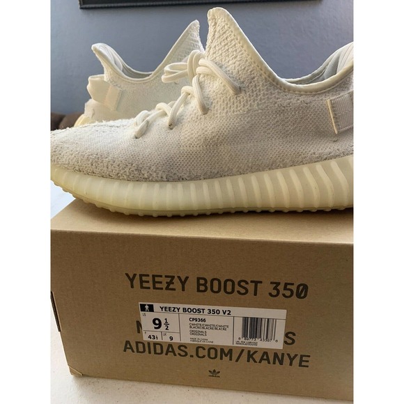 Kanye West Real White Yeezys Adidas Yeezy 350 V2 Cream White 2017